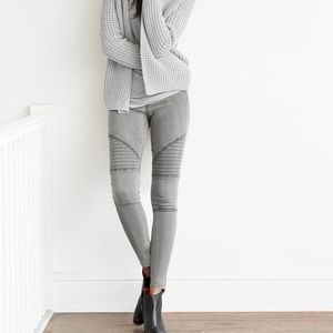GAP 1969 resolution moto pull-on legging zip ankle